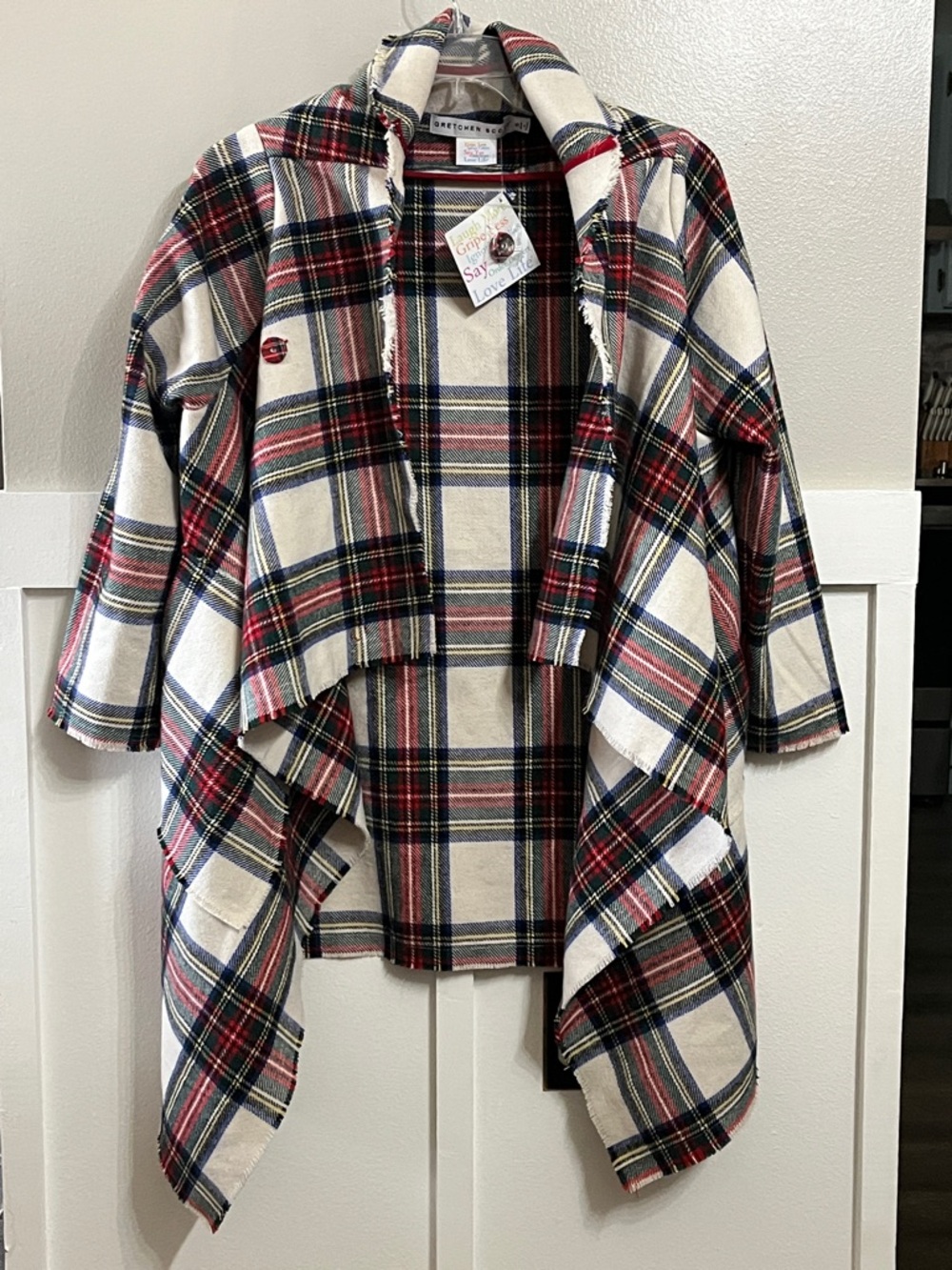 Gretchen Scott car cost Duke of York wrap / coat Size Small
